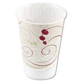 img 2 attached to 🥤 Symphony Design Wax Coated Treated Paper Cold Cup 7 Oz Size - Solo R7n-j8000 - Pack of 100