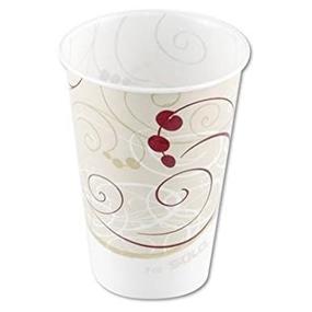 img 1 attached to 🥤 Symphony Design Wax Coated Treated Paper Cold Cup 7 Oz Size - Solo R7n-j8000 - Pack of 100