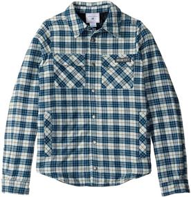 img 1 attached to Obermeyer Avery Flannel Jacket Little Boys' Clothing for Tops, Tees & Shirts