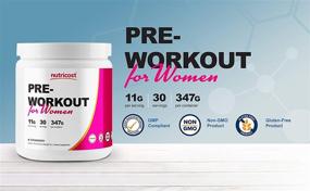 img 2 attached to 🍓 Strawberry Nutricost Pre-Workout Powder for Women - 30 Servings