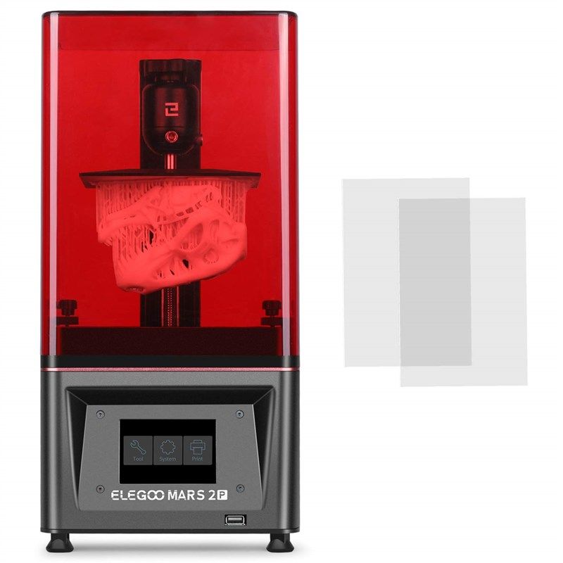 elegoo photocuring monochrome 129x80x160mm 5 1x3 1x6 3inch 로고