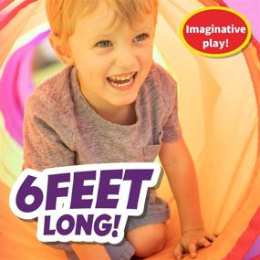 img 1 attached to 🚶 Sunny Days Entertainment Foot Tunnel: Fun and Active Playtime for Kids
