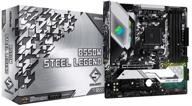 asrock b550m steel legend: идеально подходит для процессоров amd am4 ryzen 3-го поколения и будущих процессоров amd ryzen. логотип