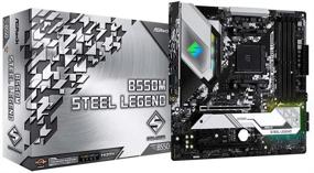 img 4 attached to ASRock B550M Steel Legend: Идеально подходит для процессоров AMD AM4 Ryzen 3-го поколения и будущих процессоров AMD Ryzen.