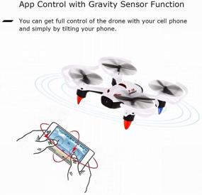 img 1 attached to 🚁 Haktoys RC Quadcopter: Live Streaming Drone with WiFi HD Camera, Gesture Recognition, Optical Flow Positioning, Trajectory Planning, Take-Off & Return Key, 360° Flips, Headless Mode