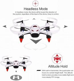 img 2 attached to 🚁 Haktoys RC Quadcopter: Live Streaming Drone with WiFi HD Camera, Gesture Recognition, Optical Flow Positioning, Trajectory Planning, Take-Off & Return Key, 360° Flips, Headless Mode