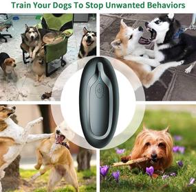 img 3 attached to 666 SIX BY SIX Anti Barking Device: Ultrasonic Dog Bark Deterrent and 🐶 Trainer with 16.4 Ft Range, Rechargeable and Upgraded, Perfect for Indoor and Outdoor Use