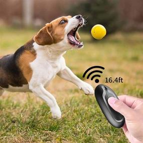 img 1 attached to 666 SIX BY SIX Anti Barking Device: Ultrasonic Dog Bark Deterrent and 🐶 Trainer with 16.4 Ft Range, Rechargeable and Upgraded, Perfect for Indoor and Outdoor Use