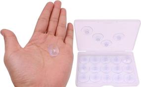 img 3 attached to 🔴 Shapenty Diameter Plastic Suction Cups - Pack of 20 for Strong Adhesion