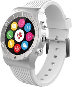 img 4 attached to 🕒 MyKronoz ZeSport - Revolutionary Multisport GPS Smartwatch with Heart Monitoring and Color Screen in Sleek Silver/White Design