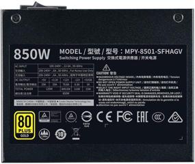 img 1 attached to 💡 Кулер Мастер V850 SFX Gold Full Modular: Эффективный блок питания мощностью 850 Вт с ATX-кронштейном, совместимость с Mini-ITX - 10-летняя гарантия