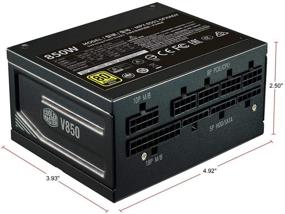 img 3 attached to 💡 Кулер Мастер V850 SFX Gold Full Modular: Эффективный блок питания мощностью 850 Вт с ATX-кронштейном, совместимость с Mini-ITX - 10-летняя гарантия