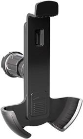 img 4 attached to 📱 Smart 453 Mobile Phone Holder: Ultimate 360° Rotation Car Phone Holder with Air Vent, Charging, and Navigation features - Second Generation Holder (Black)