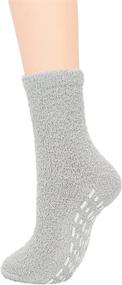 img 2 attached to 🧦 Cozy Fleece Fluffy Winter Socks for Women: Sleep & Stay Warm with Athletic Plush Socks