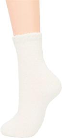 img 3 attached to 🧦 Cozy Fleece Fluffy Winter Socks for Women: Sleep & Stay Warm with Athletic Plush Socks