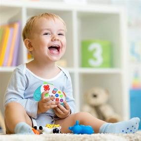 img 2 attached to 👶 Топовый детский игровой пульт игрушка для гаджетов: музыкальные игрушки с светом и звуком для раннего обучения младенцев.