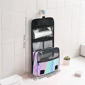 img 1 attached to Cosmetic Toiletry Portable Organizer Bathroom