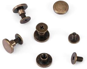 img 2 attached to Copper Threaded Rivets Leather Accessory