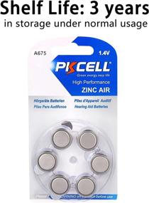 img 1 attached to 🔋 18-Pack Size 675 ZA675 A675 PR44 Hearing Aid Batteries