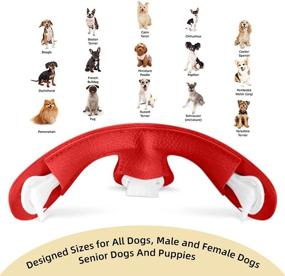 img 1 attached to 🐶 Adjustable Dog Diaper Clothes Suspender - 3 Pack Fresheracc Strap Keeper Clips for Pet Apparel Pants Skirt Belly Bands Wraps - Small, Medium, & Large Dogs - No Sliding Off, No Chewing Harness