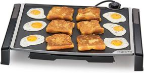 img 3 attached to Presto Electric Tilt-N-Fold Griddle, 19-inch, Black: Boost Your Cooking Experience