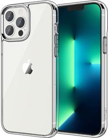 img 4 attached to 📱 JETech iPhone 13 Pro Max 6.7-Inch Case - Shockproof Bumper Cover, Clear Back, Anti-Scratch, HD Clear