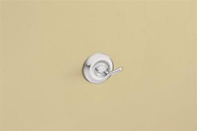 img 1 attached to Moen Chrome Double Robe Hook - BP6903CH: Enhancing Your Bathroom with Style and Function