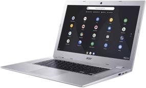 img 1 attached to 💻 Acer Chromebook 15 CB315: Full HD Touch, AMD Dual-Core A4-9120, 4GB RAM, 32GB Storage, Pure Silver