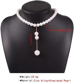 img 1 attached to 📿 Versatile Layered Necklace Set: Heart-Shaped Diamond Pendant, Pearl Necklace + Personalized Fashion Necklace for Women and Girls–Perfect for Any Occasion