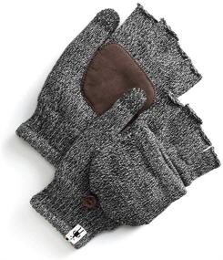 img 1 attached to 🧤 Enhanced Performance Smartwool Cozy Grip Flip Mitten