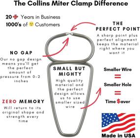 img 3 attached to 🔧 The Ultimate Collins Miter Spring Pliers Clamps: Efficient Woodworking Tools for Precise Miter Joints