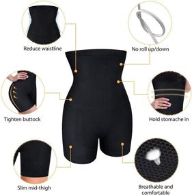 img 2 attached to 🩲 Irisnaya Women's Control Compression Trainer Shapewear