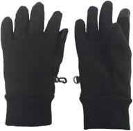 🧤 keep your big kids warm with n'ice caps sherpa lined fleece touchscreen gloves logo