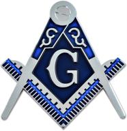 square compass silver masonic emblem exterior accessories logo