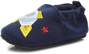 img 2 attached to TIMATEGO Toddler Slipper Sneaker Moccasins: Stylish Boys' Shoes for Comfort and Safety