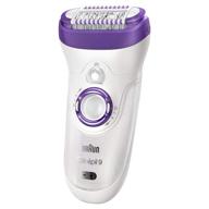 💆 braun silk-epil 9 9-579 epilator with facial hair removal, cleansing brush, women's shaver, wet & dry, cordless and 7 accessories for optimal performance logo
