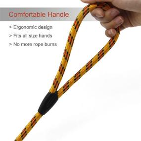 img 1 attached to 🐾 Coolrunner Durable Dog Slip Rope Leash: Premium Quality 5 FT Training Leash for Small to Medium Dogs (10-80 lb)