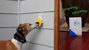img 2 attached to Smart Doggie Doorbell by Pebble - Set of 2