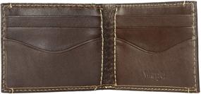 img 1 attached to Wrangler Leather Bifold Wallet Pockets