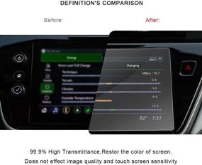 img 2 attached to 📱 R RUIYA Защитное стекло HD для Chevrolet Bolt EV 10.2-дюймового сенсорного дисплея MyLink - антицарапающее, с высокой четкостью прозрачная защитная пленка (пластик 2022 года) - совместима с моделями с 2017 по 2021 год.