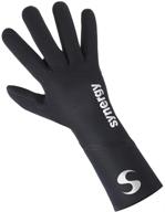 neoprene thermal swim gloves for enhanced synergy logo