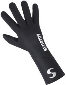 img 4 attached to Neoprene Thermal Swim Gloves for Enhanced Synergy