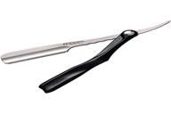 🪒 black feather ss razor with folding handle logo