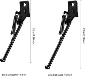 img 3 attached to Xushop Kickstand Bicycle Single Side Folding Sports & Fitness