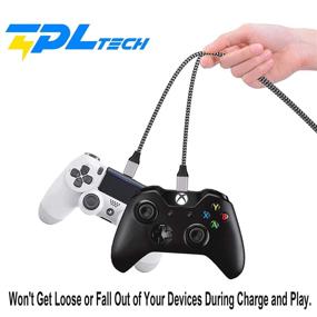 img 3 attached to TPLTECH 【2 Pack Braided Controller Playstation