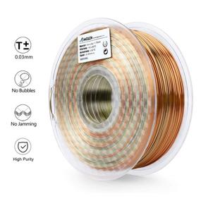 img 2 attached to 🌈 AMOLEN Multicolor Rainbow Printer Filament: Exceptional Additive Manufacturing Products