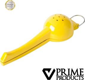 img 2 attached to 🍋 Premium Manual Lemon Squeezer: Sturdy Die Cast Aluminum Citrus Press, Lime Juicer | Anti-Corrosive Yellow Kitchen Tool