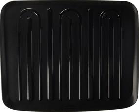 img 1 attached to 🚰 Rubbermaid Large Black Drain Board: Efficient Water Spillage Management L3-1182-M6-BLA