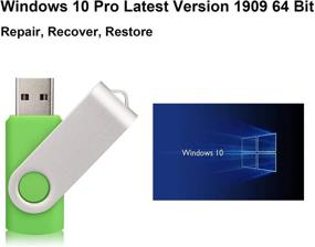 img 3 attached to 🟢 ILamourCar USB-флешка для Windows 10 Pro версии 1909 64 бит - Обновление, восстановление, установка, восстановление и загрузка. Совместима с ПК на Windows, исправление USB, и бесплатная техническая поддержка по телефону - зеленый.