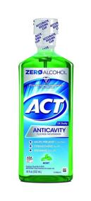 img 4 attached to 🥛 ACT Anticavity Fluoride Mouthwash, Mint, Alcohol-Free, 18-Ounce Bottle (6-Pack)